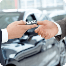 Car key handover