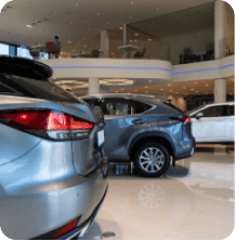 Luxury car display